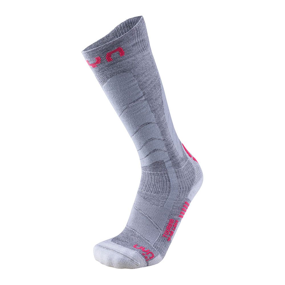 Uyn CHAUSSETTES DE SKI DE RANDONNEE - Chaussettes Femme silver/fuchsia