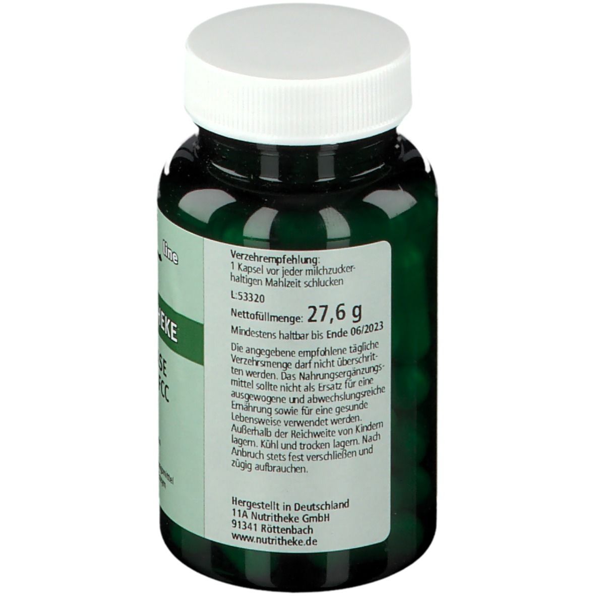 green line NUTRITHEKE Laktase 12000 FCC