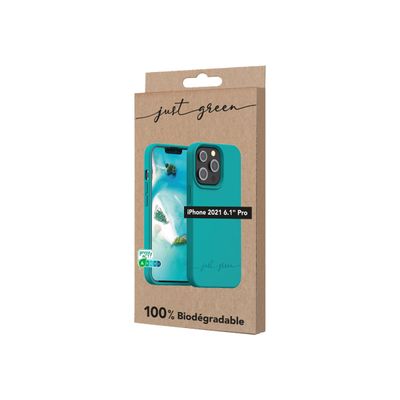 Just Green - coque de protection pour Iphone 13 Pro - bleu
