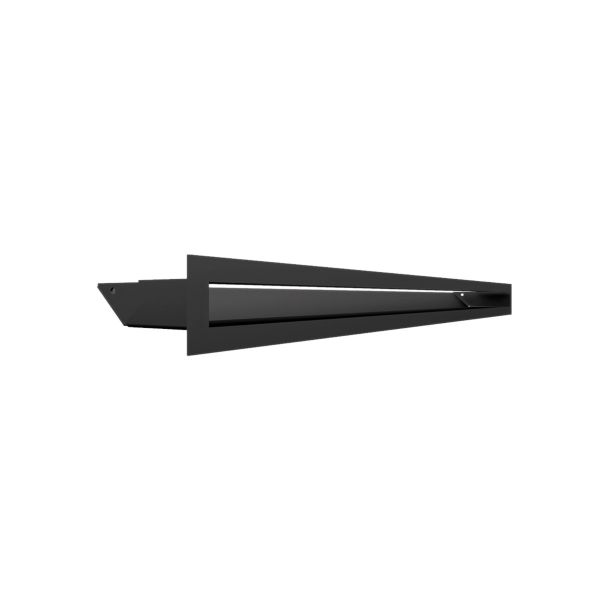 Kratki Grelha de Ventilação Preta Slim 6x100cm
