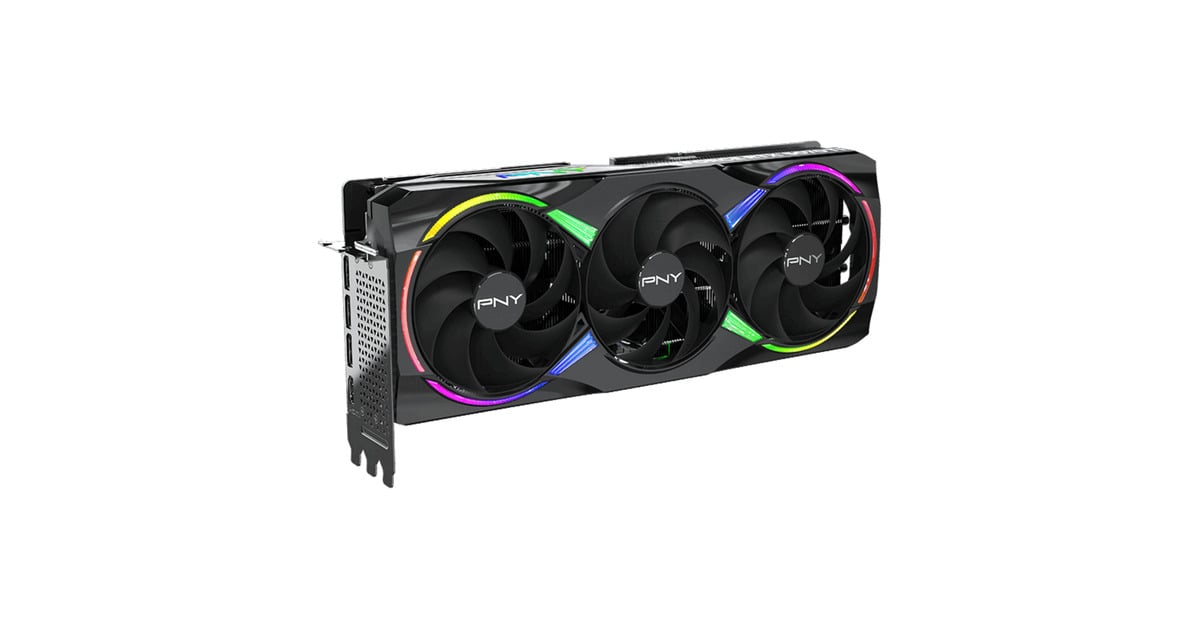 PNYGeForce RTX 5070 Ti EPIC-X RGB OC grafische kaart  (DLSS 4, 3x DisplayPort, 1x HDMI)