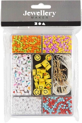 Creotime Hobbysett DIY Mix Smykker, Rainbow