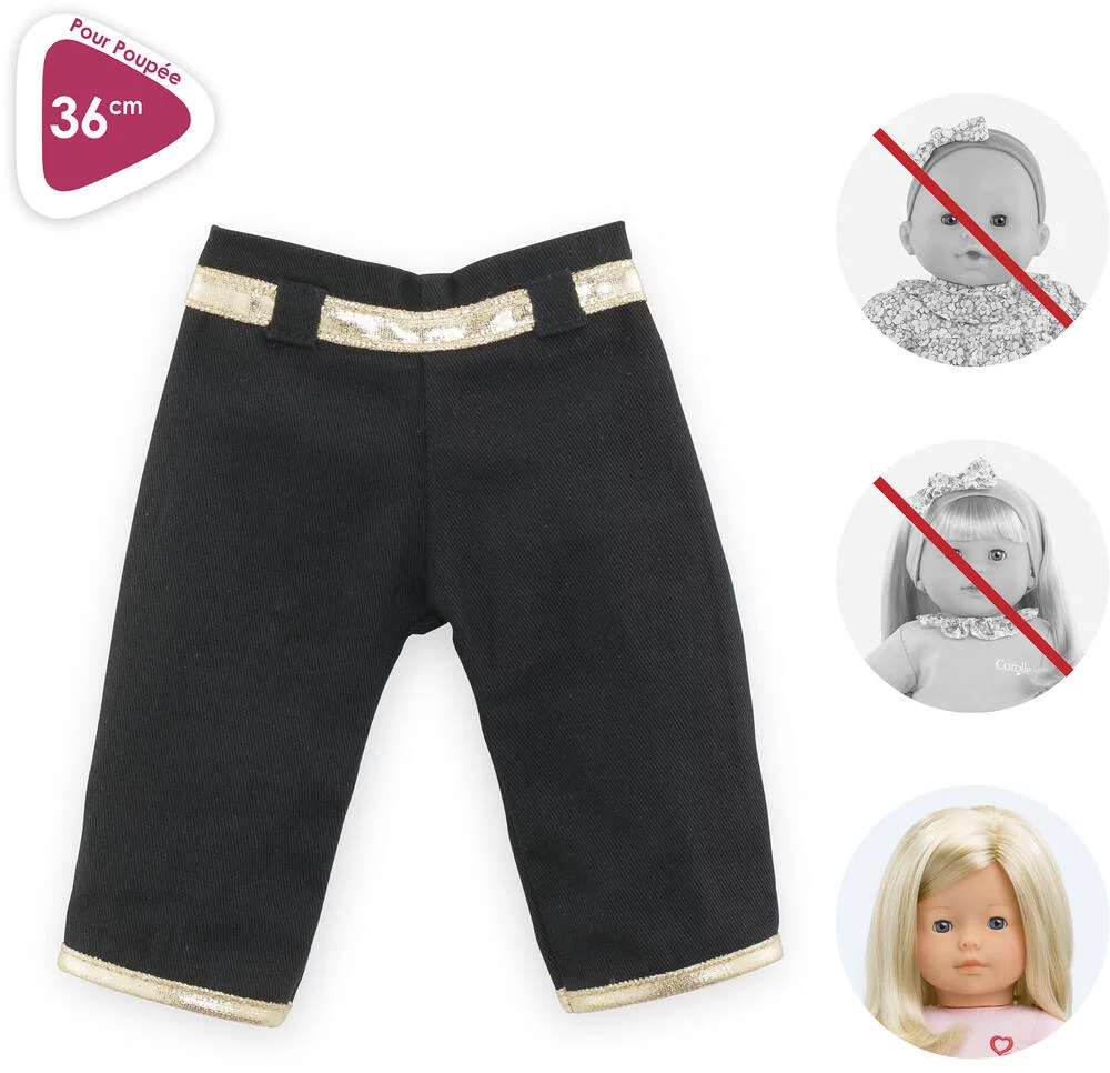 PANTALON COUTURE POUR POUPEE 36 CM - COROLLE MA COROLLE