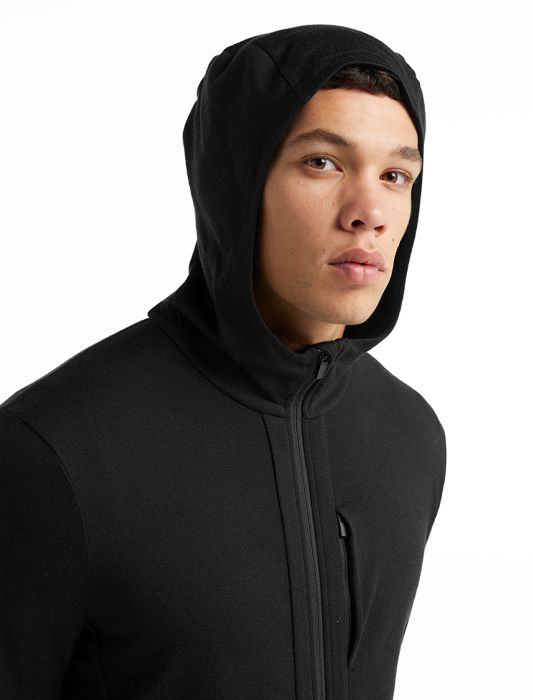 Quantum III LS Zip Hood Men uldtrøje