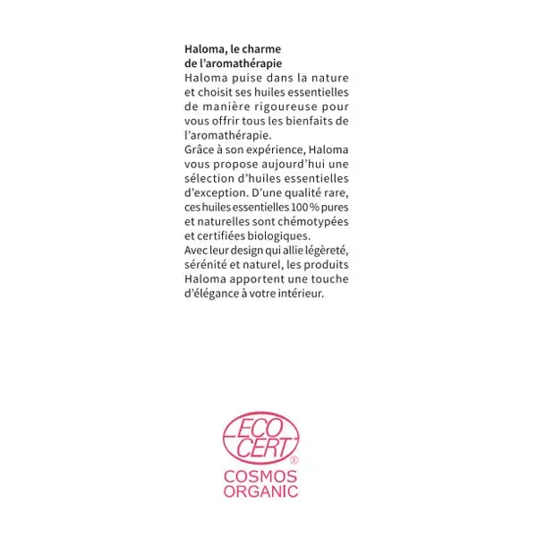 Haloma Huile Essentielle Hélichryse Immortelle Bio 5ml