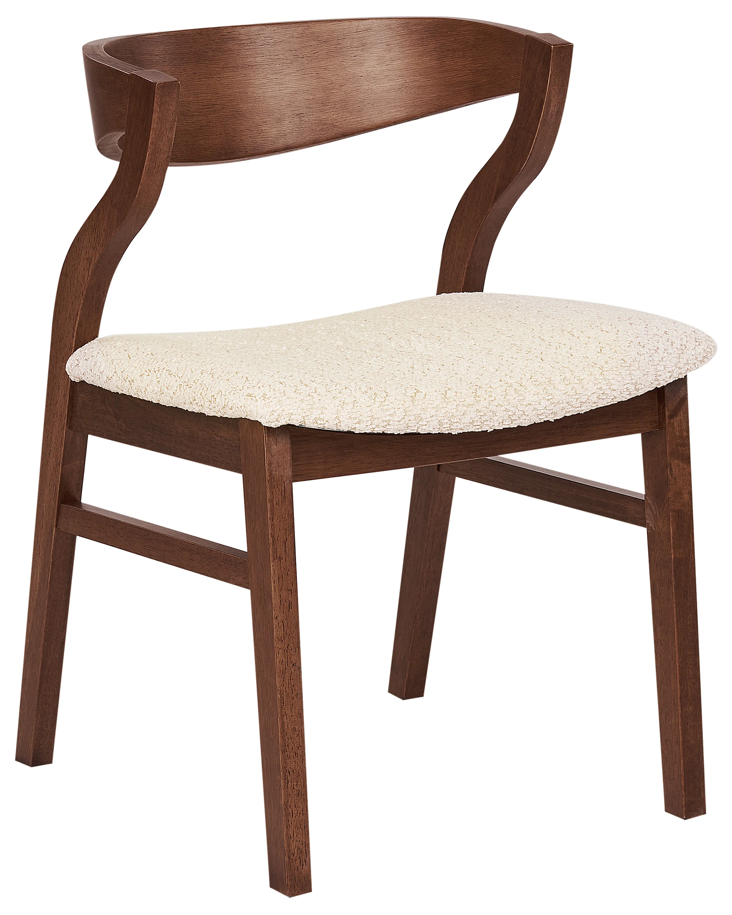 Set van 2 eetkamerstoelen MAROA Hout Lichtbeige