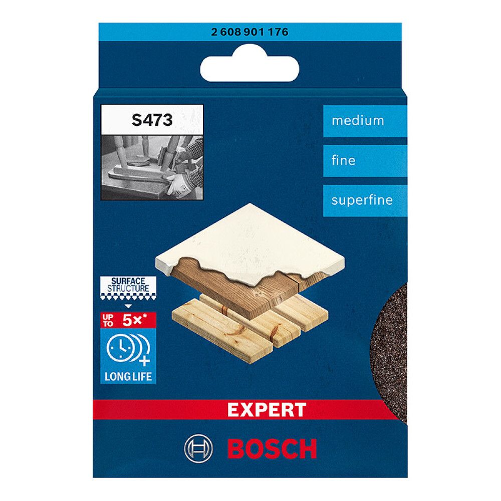 SLIPESVAMPSETT BOSCH 98X120MM 3STK