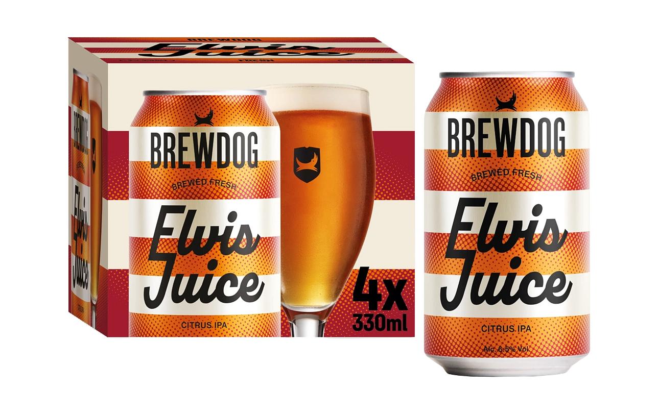 Elvis Juice 4 x 0.33 lIPA Bier mit Grapefruitgeschmack