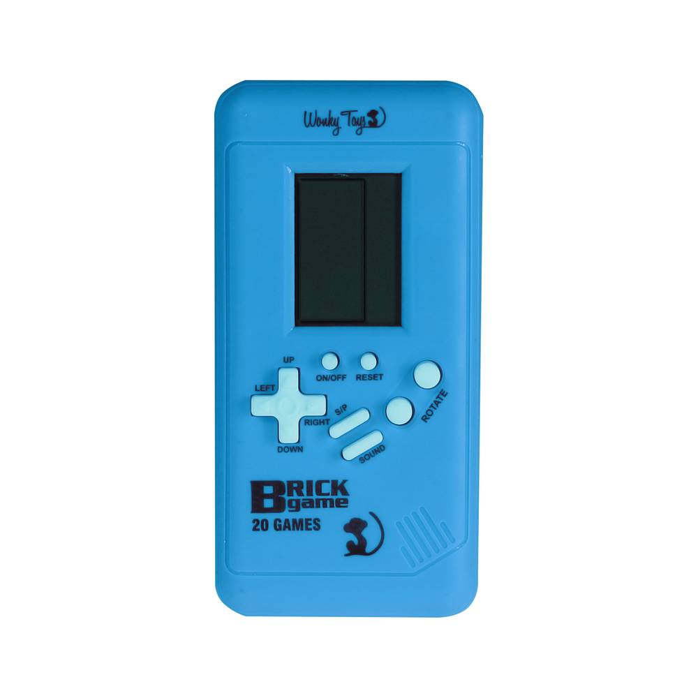 Wonky Monkey 20 Brick games handheld - blauw