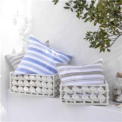 Paniers tressés en corde - Set de 2