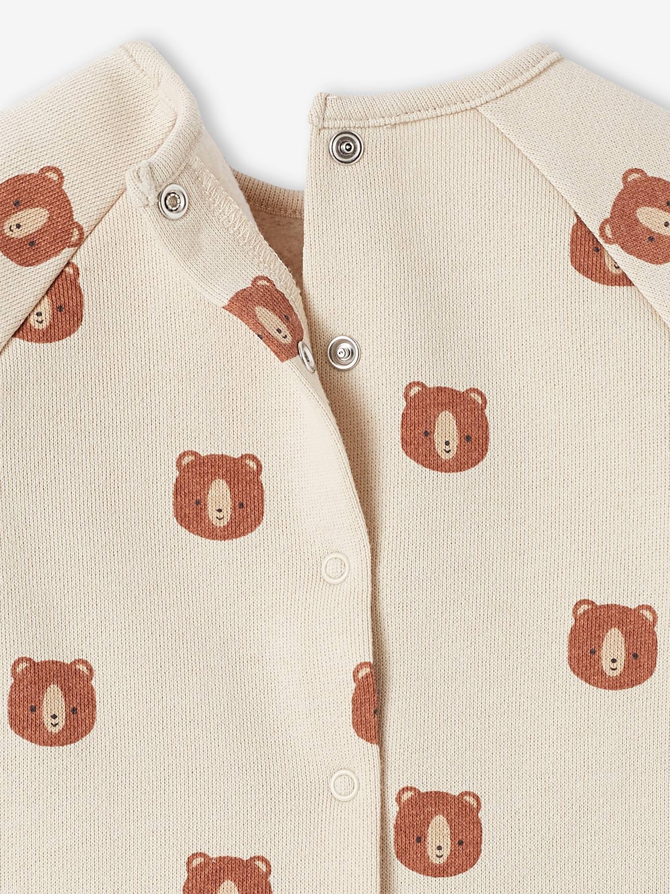 Roupa de bebê: moletom e calça bege