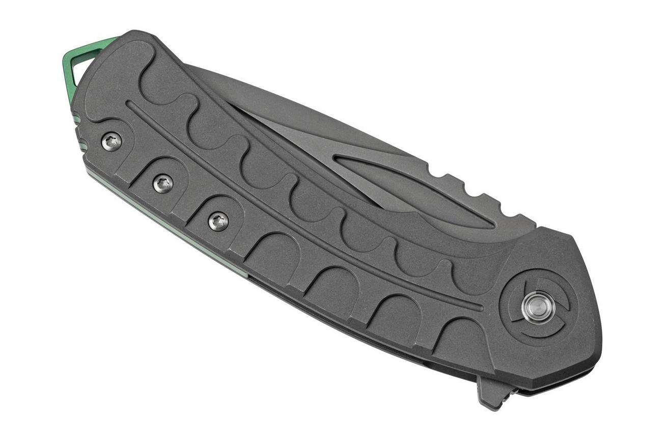Bestech Buwaya BT2203B Grey/Green Titanium, zakmes