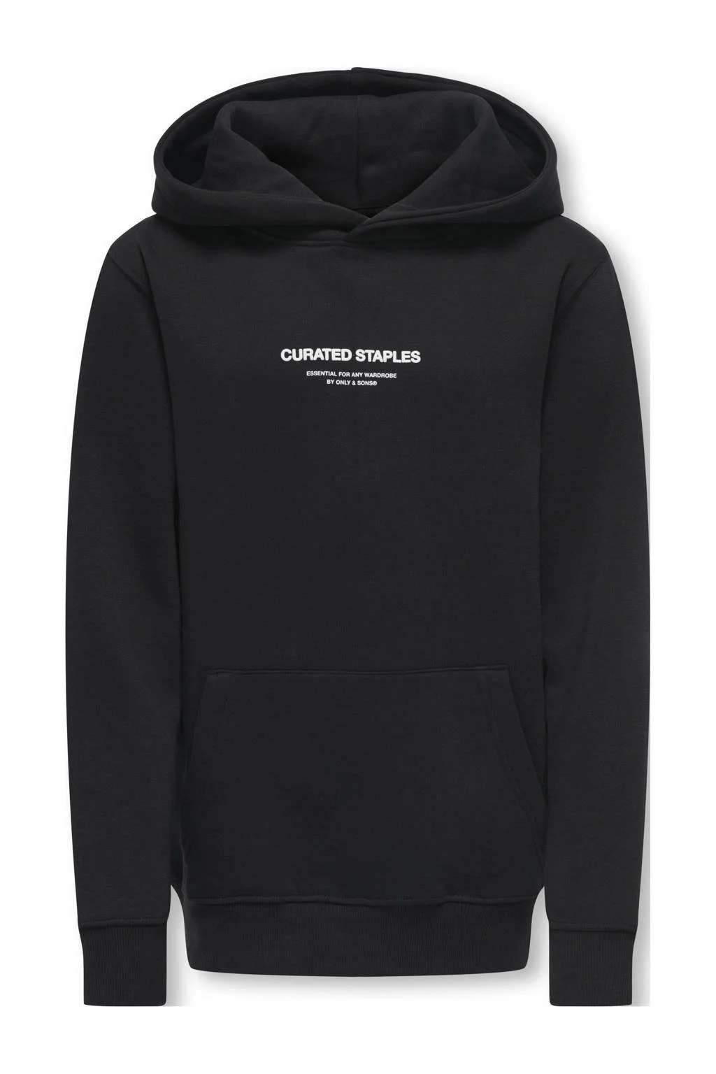 ONLY & SONS JUNIOR hoodie zwart