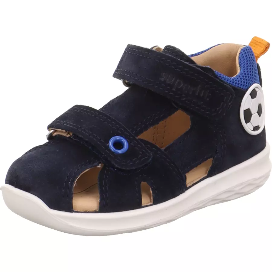 superfit Sandale Bumblebee Fußball blau