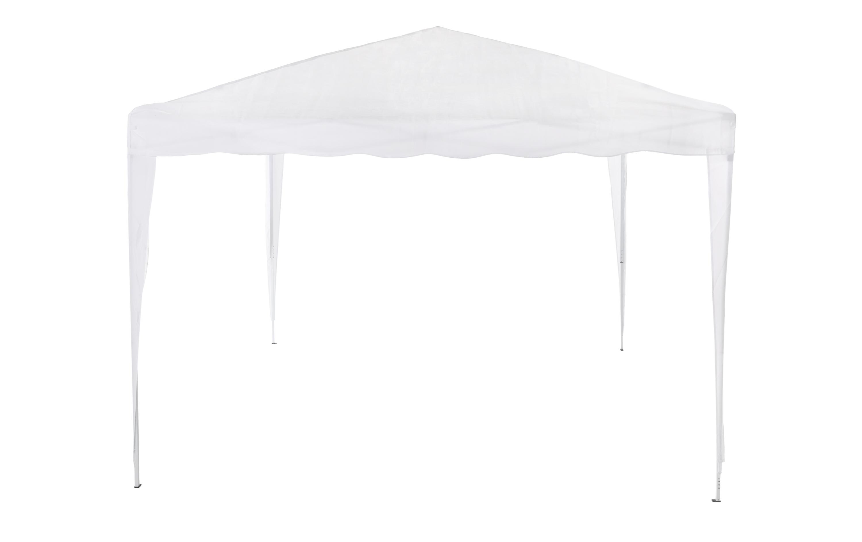Pavillon F00413, 3 x 3 m, faltbar, Weiss<br>Schutz vor Sonneneinstrahlung und leichtem Nieselregen