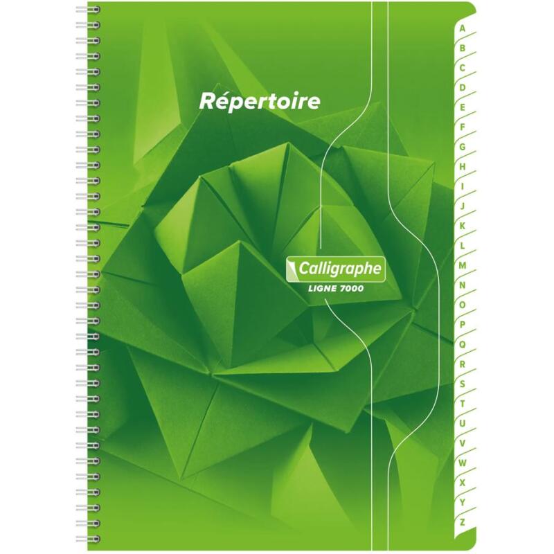 Répertoire reliure intégrale 7000 A4 180 pages petits carreaux 70 g - Assortis