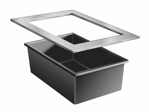 Ubbink Edelstahl-Rahmen Quadra Inox Frame, ca.