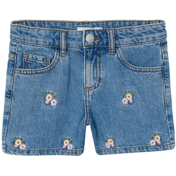 Køb Name it Medium Blue Denim Bella Denim Shorts Noos