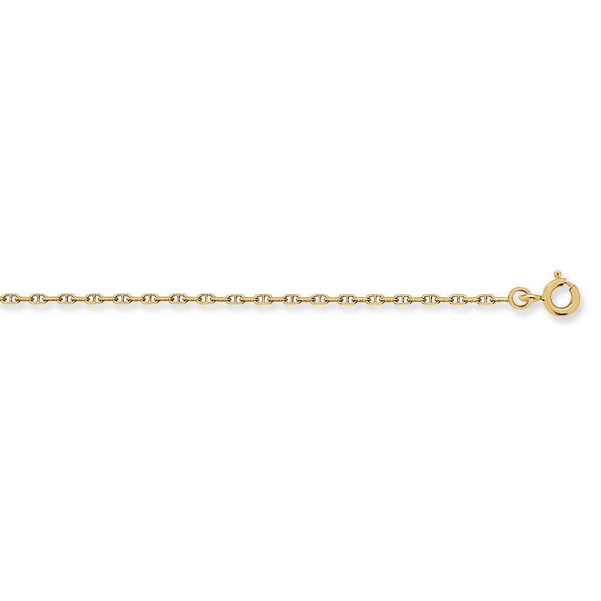 Chaine Brillaxis maille marine 1.25 mm 9 carats