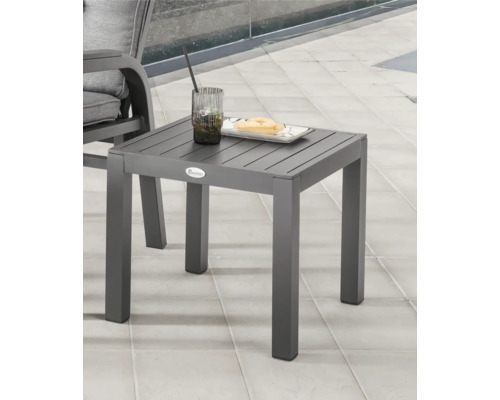 Destiny Capri bijzettafel, aluminium antraciet