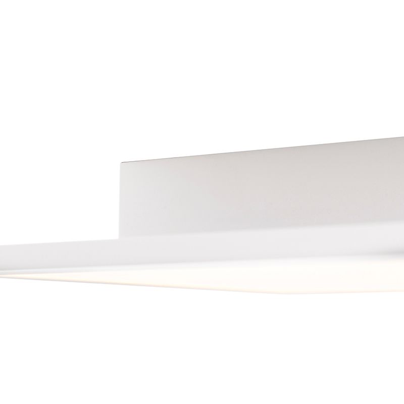 Modern LED paneel staal 120 cm incl. LED 4-staps dimbaar - Liv