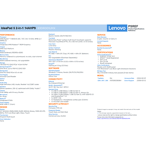 Lenovo IdeaPad 5 14