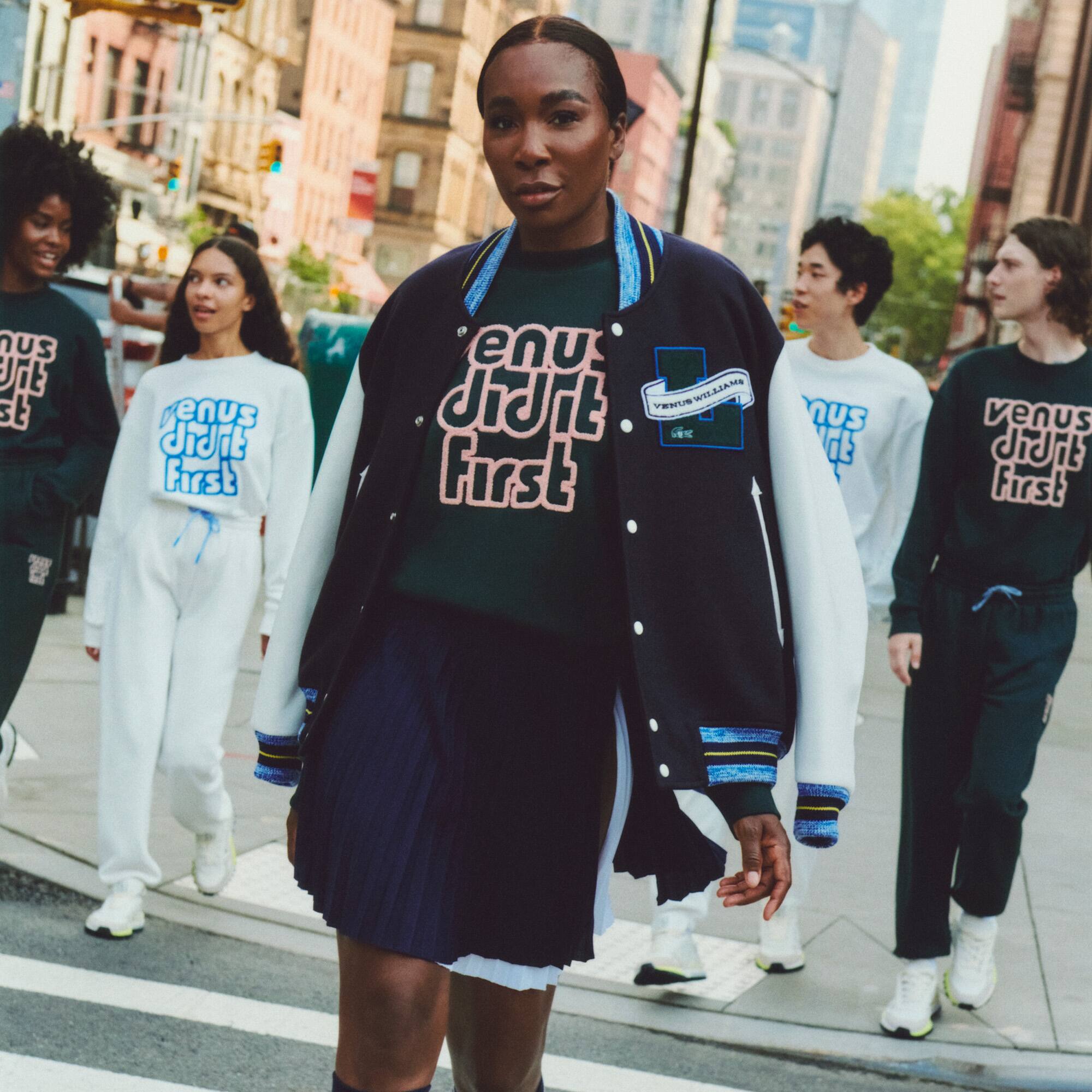 Lacoste x Eleven by Venus extraweites Fleece-Sweatshirt Lacoste X EleVen by Venus Williams - Grün - Lacoste - Unisex