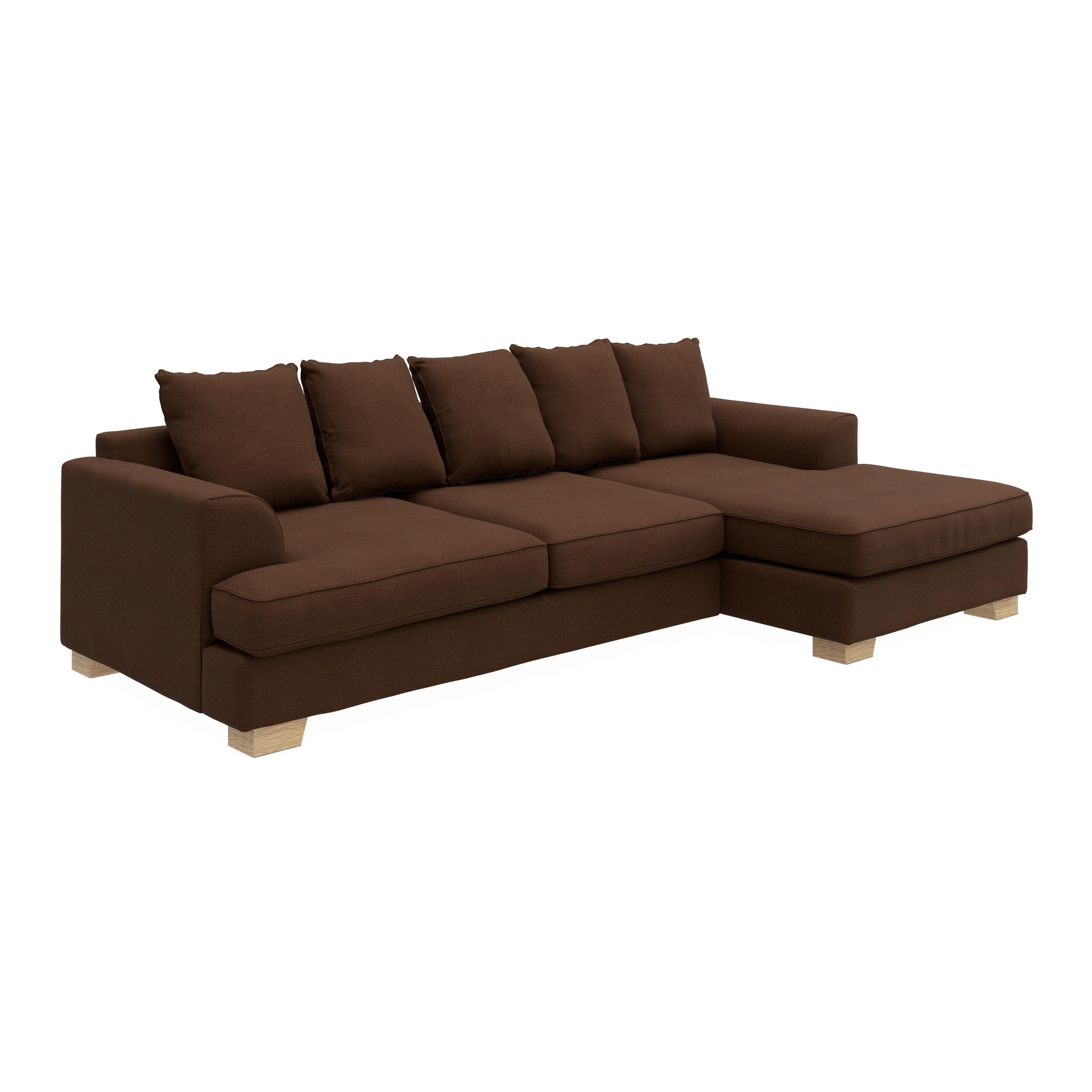 Kingston højrevendt sofa med chaiselong