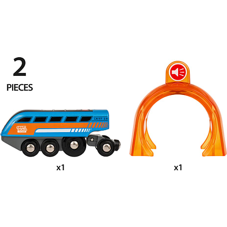 BRIO 33971 Smart Tech Sound Lokomotiv med lydoptager
