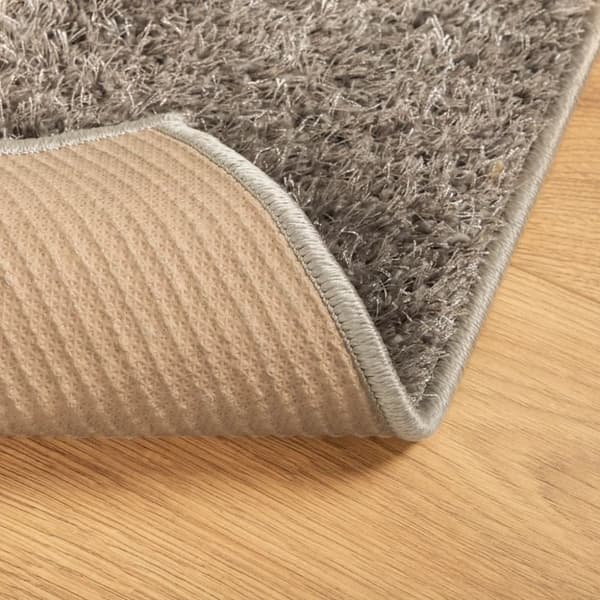 vidaXL Teppe ISTAN med lang luv skinnende utseende grå 160x230 cm