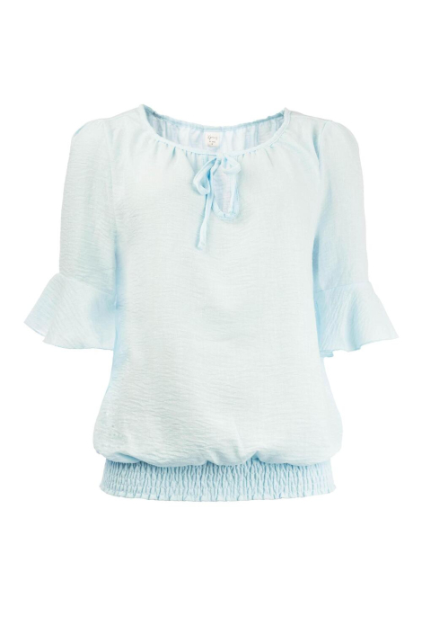 NED blauwe dames blouse
