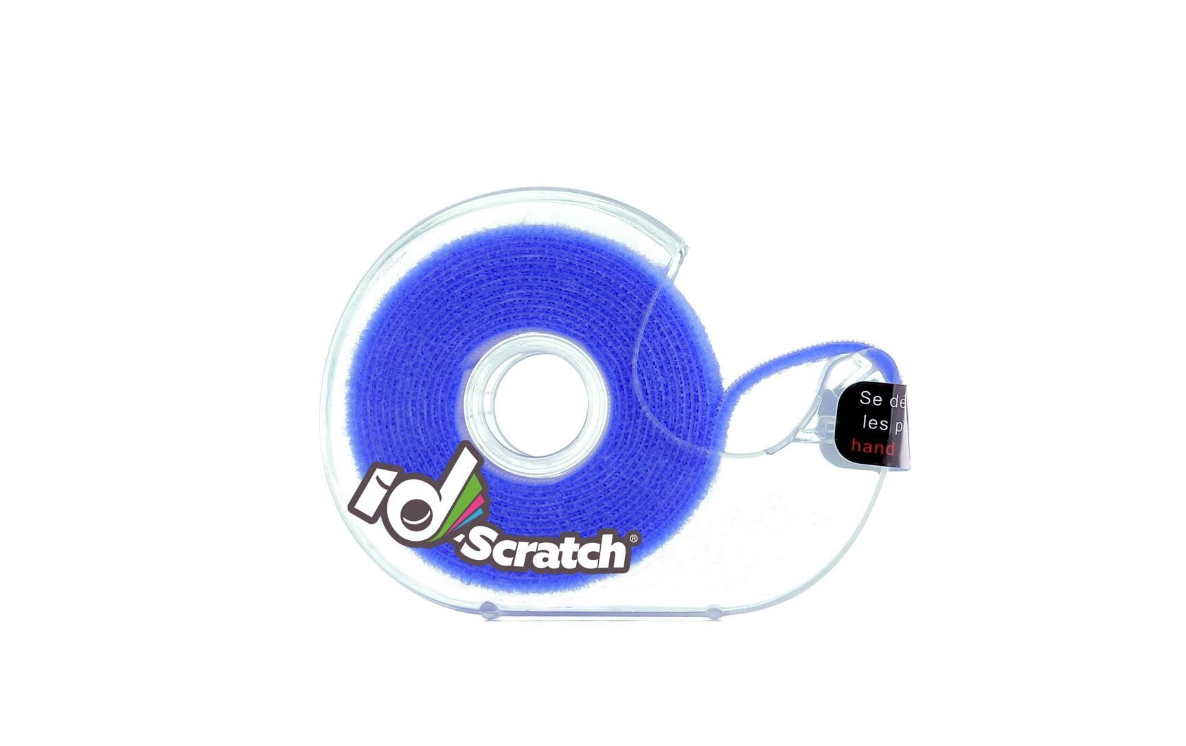 Klettband-Box ID-SCRATCH Dispender Box BlauPatchSee ID-SCRATCH Klettband Dispender Box
