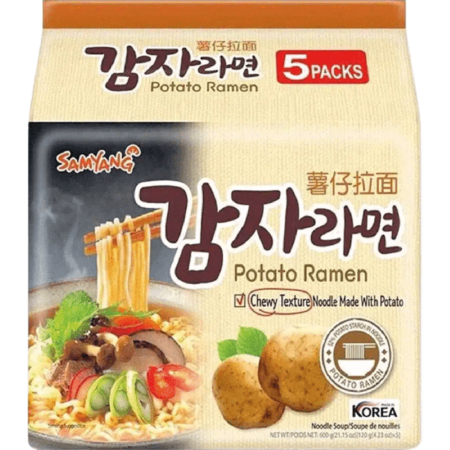 Samyang Aardappel Ramen Noedels 5x120g