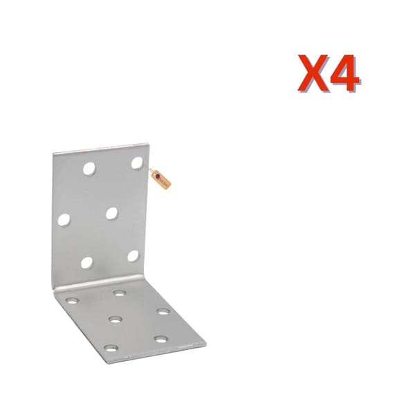 Spikerplatevinkler 60x60x40x2.5 mm, 10 stk