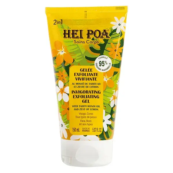 Coleção Hei Poa Monoï Geleia Esfoliante Revitalizante Tahitian Monoï 150ml