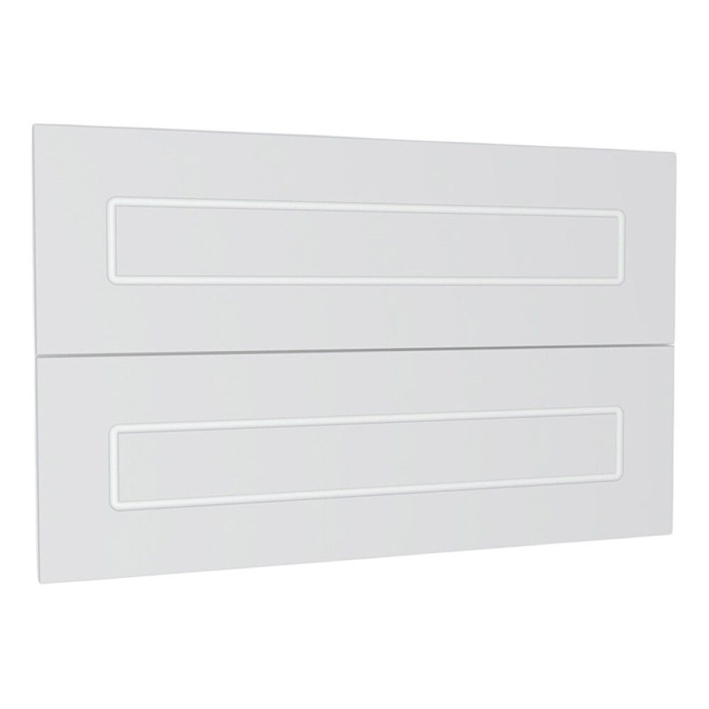 SKUFFEFRONT RIVA FOR SERVANTSKAP AGNES 80CM RAMME HVIT MATT 2STK/PK