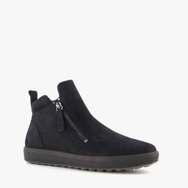 ECCO leren dames boots zwart