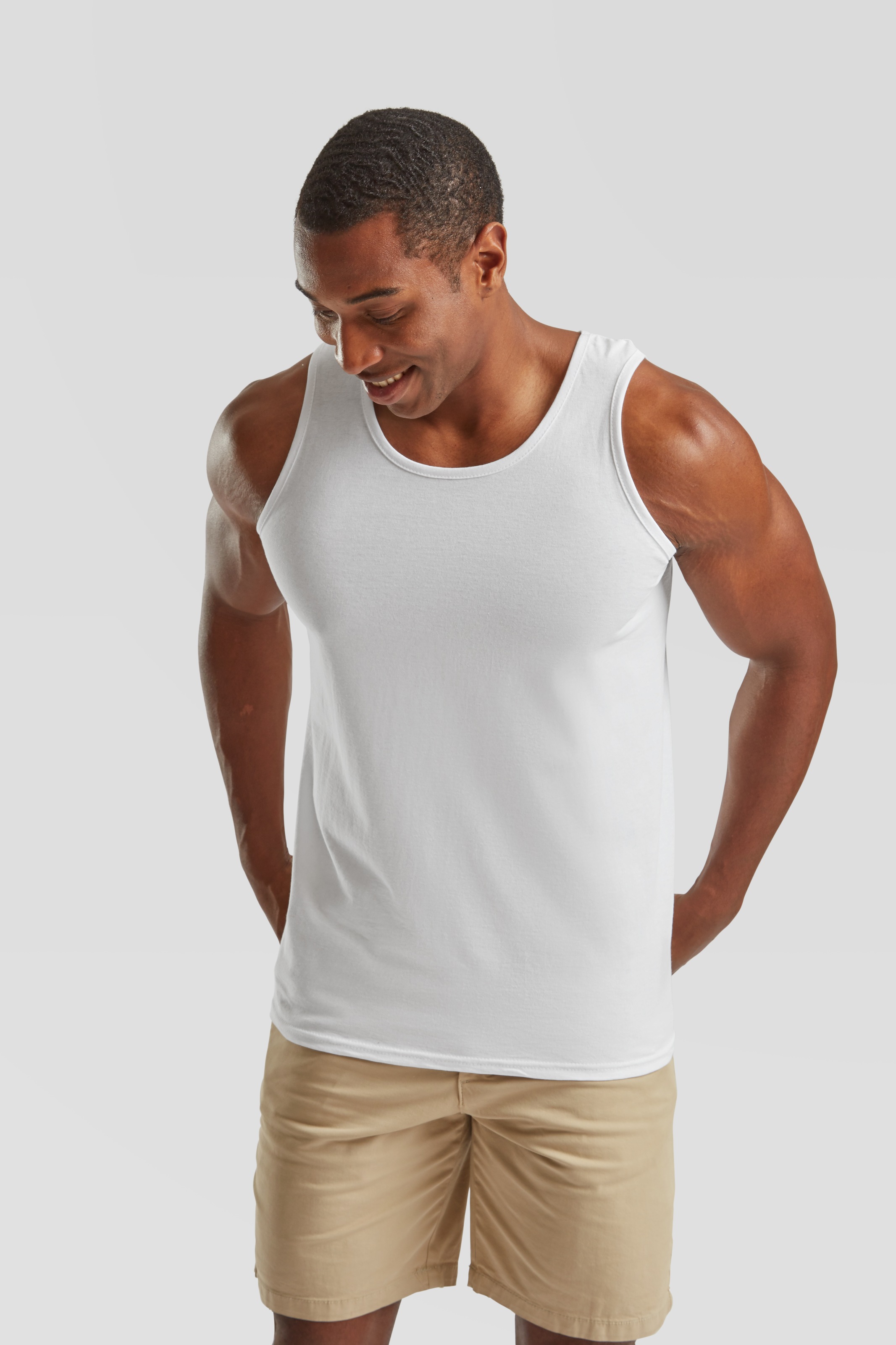 Fruit of the Loom Tanktop, 2 Stk. aus reiner Baumwolle