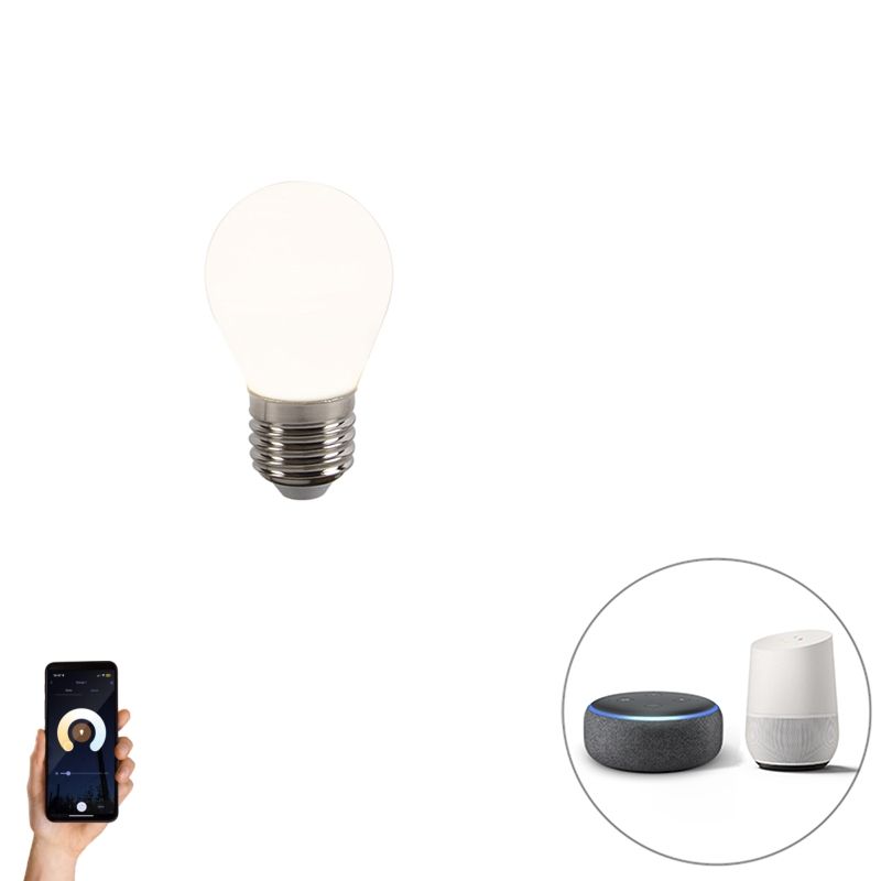 Smart E27 dimbare LED lamp P45 4,5W 400 lm 2200-4000K