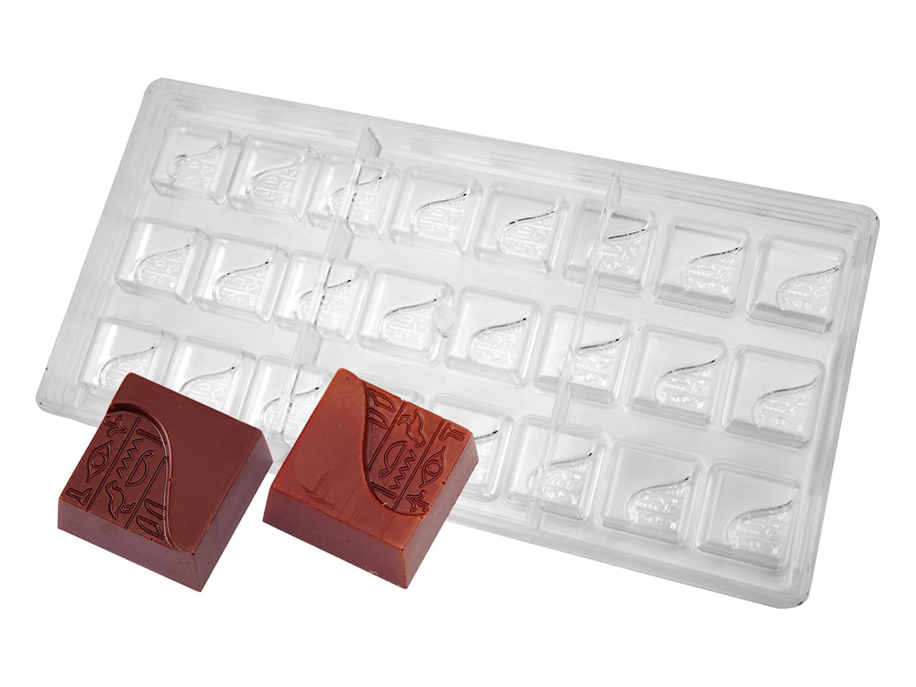 Moule chocolat - carré hiéroglyphe