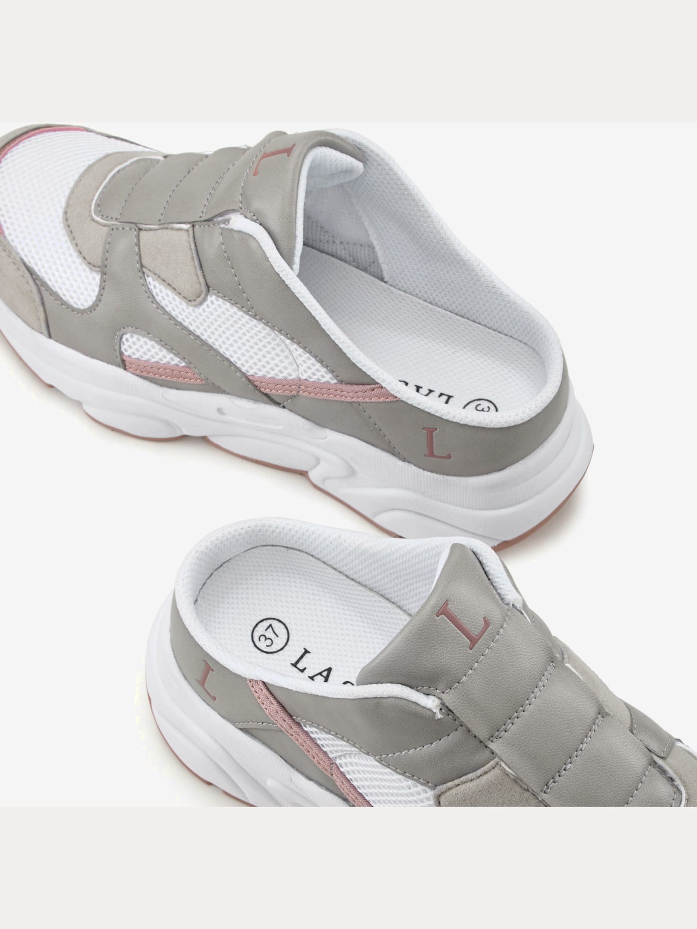 Sneakers slip on semelle chunky tendance et joli mélange de couleurs