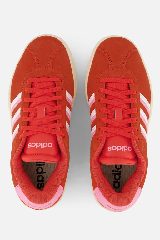 Adidas VL Court Bold Sneakers rood Leer