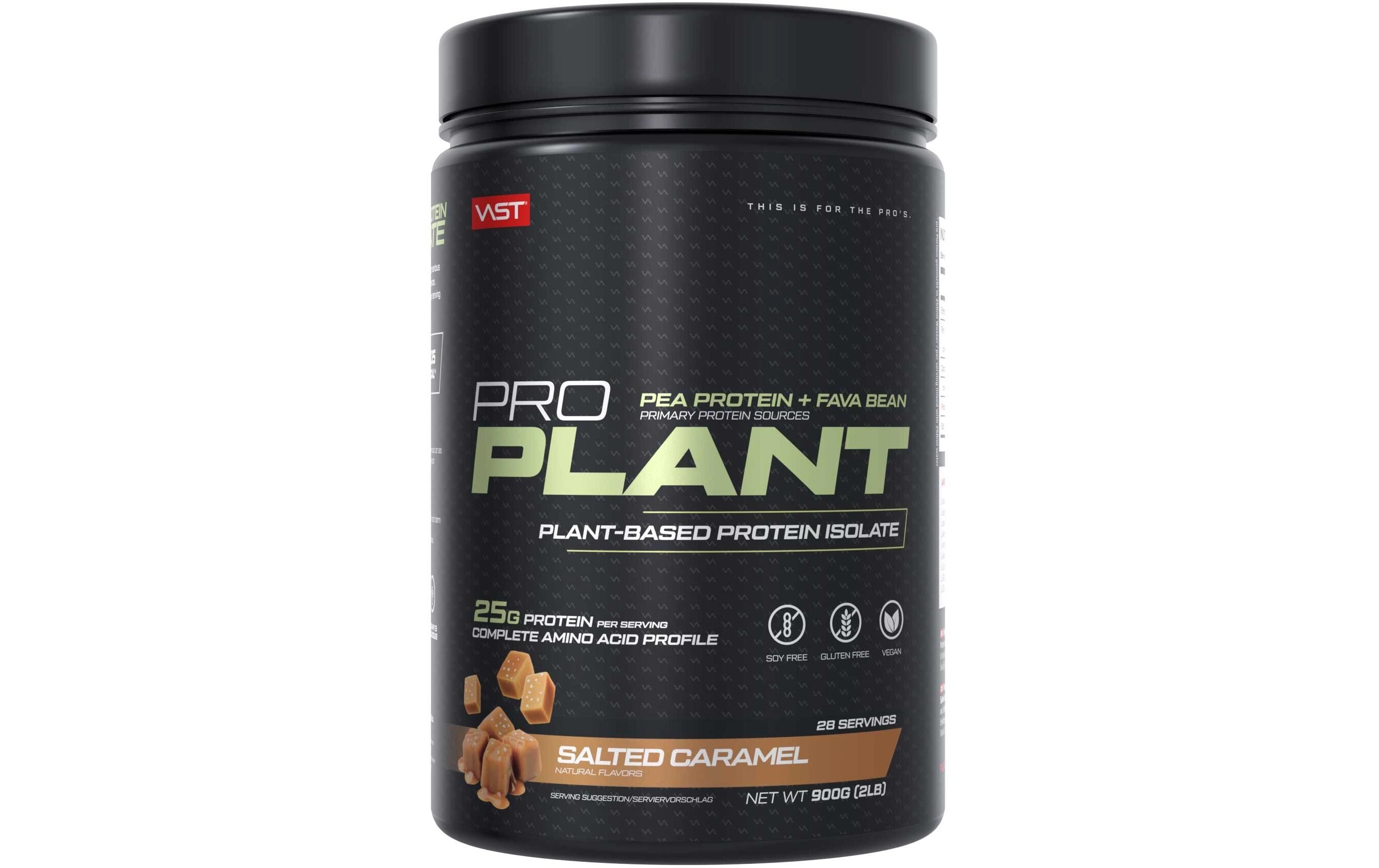 Pulver Pro Plant Protein Isolate Salted CaramelPlanted-Based Sportnahrung
