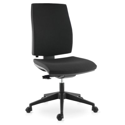 Fauteuil de bureau NOVE - accoudoirs en option - noir