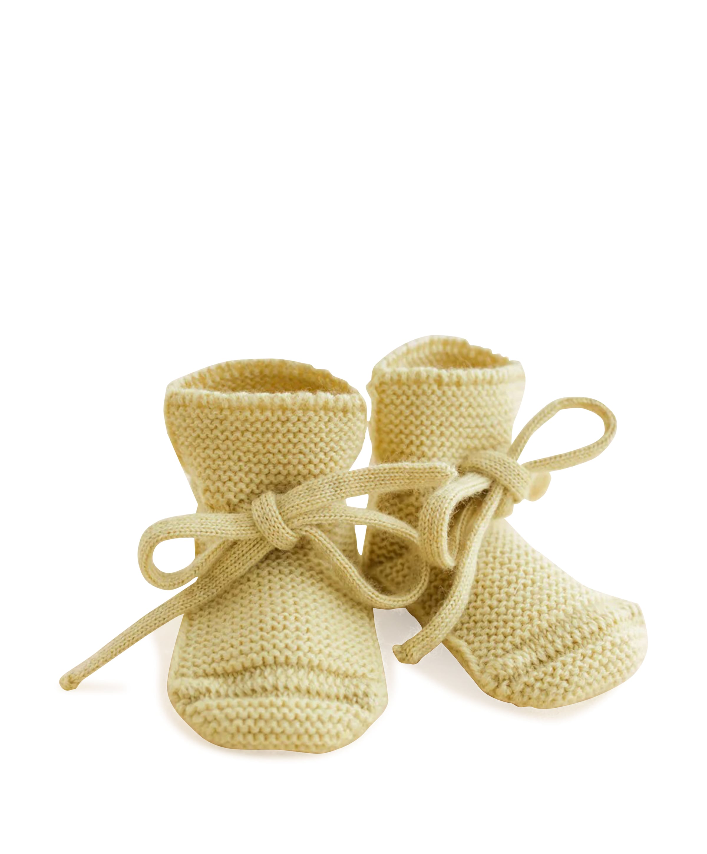 Hvid Uniseks babyslofjes  geel