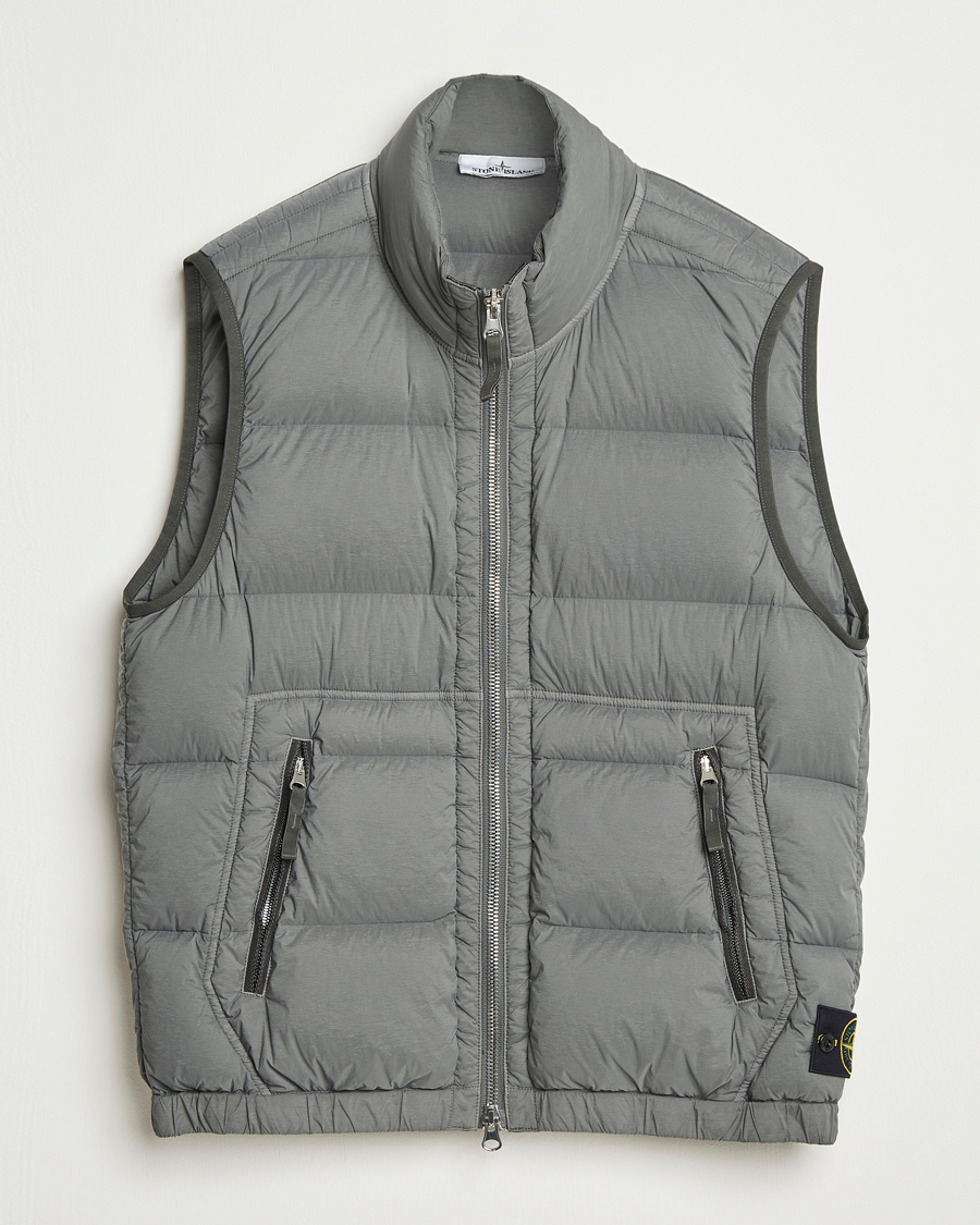 Stone Island Seamless Tunnel Nylon Down Vest Cement
