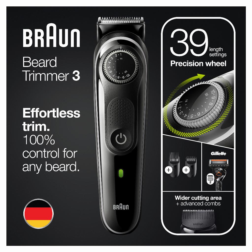 Braun BT3342 Baardtrimmer, 39 lengtes, 4-in-1