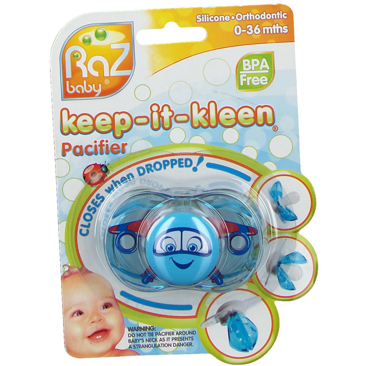 RaZ baby® Keep-It-Kleen Schnuller