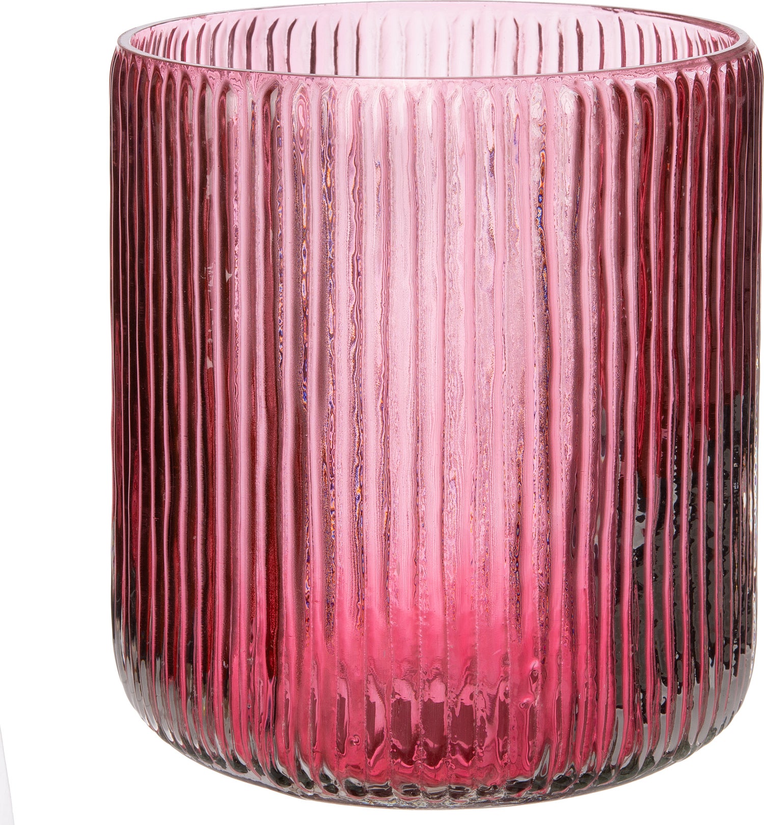 Intratuin waxinelichthouder Yi roze D 15 H 17 cm