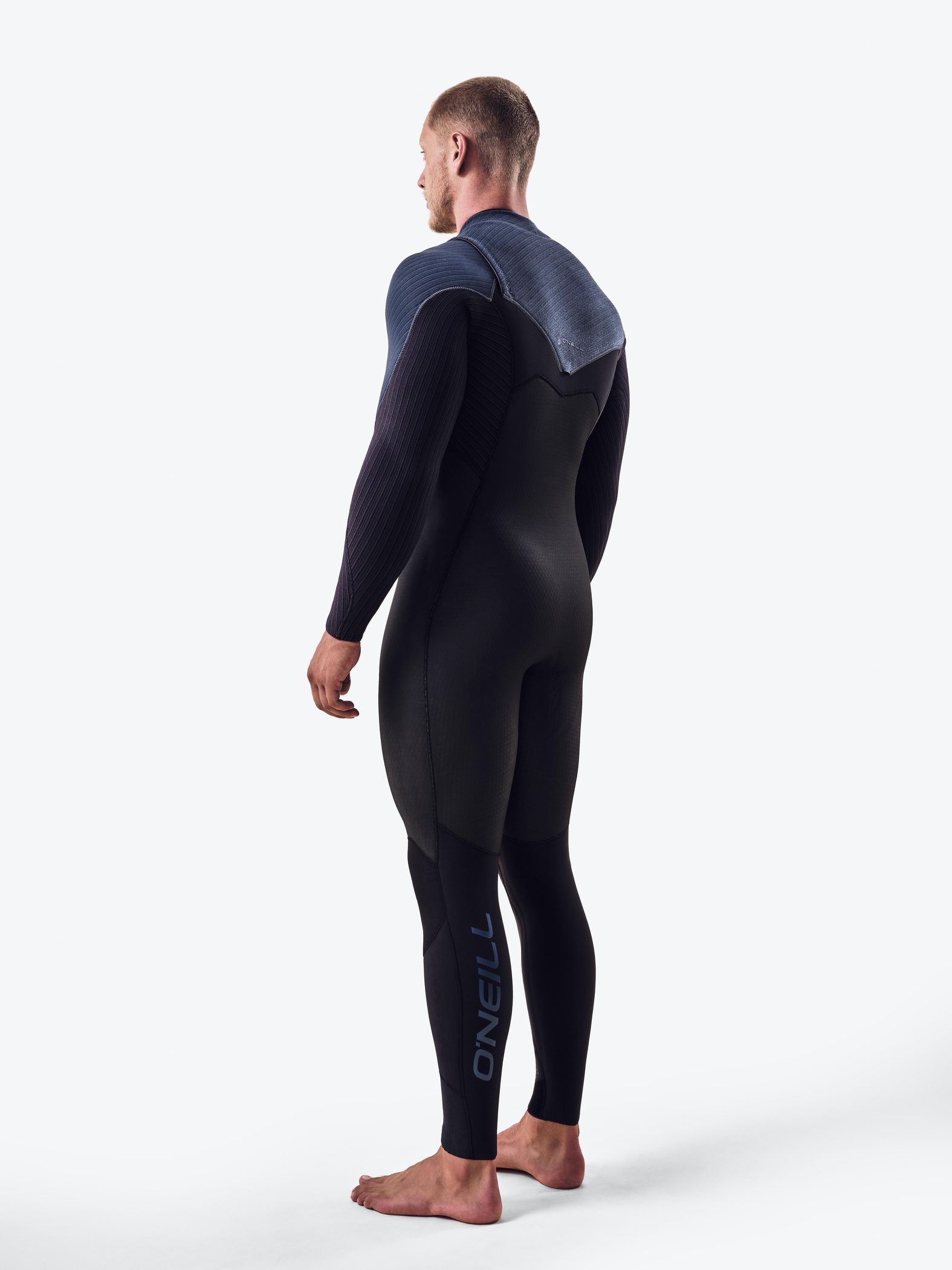 O'Neill Men Blueprint Windfreak 5/4  Front Zip BLK / BLK